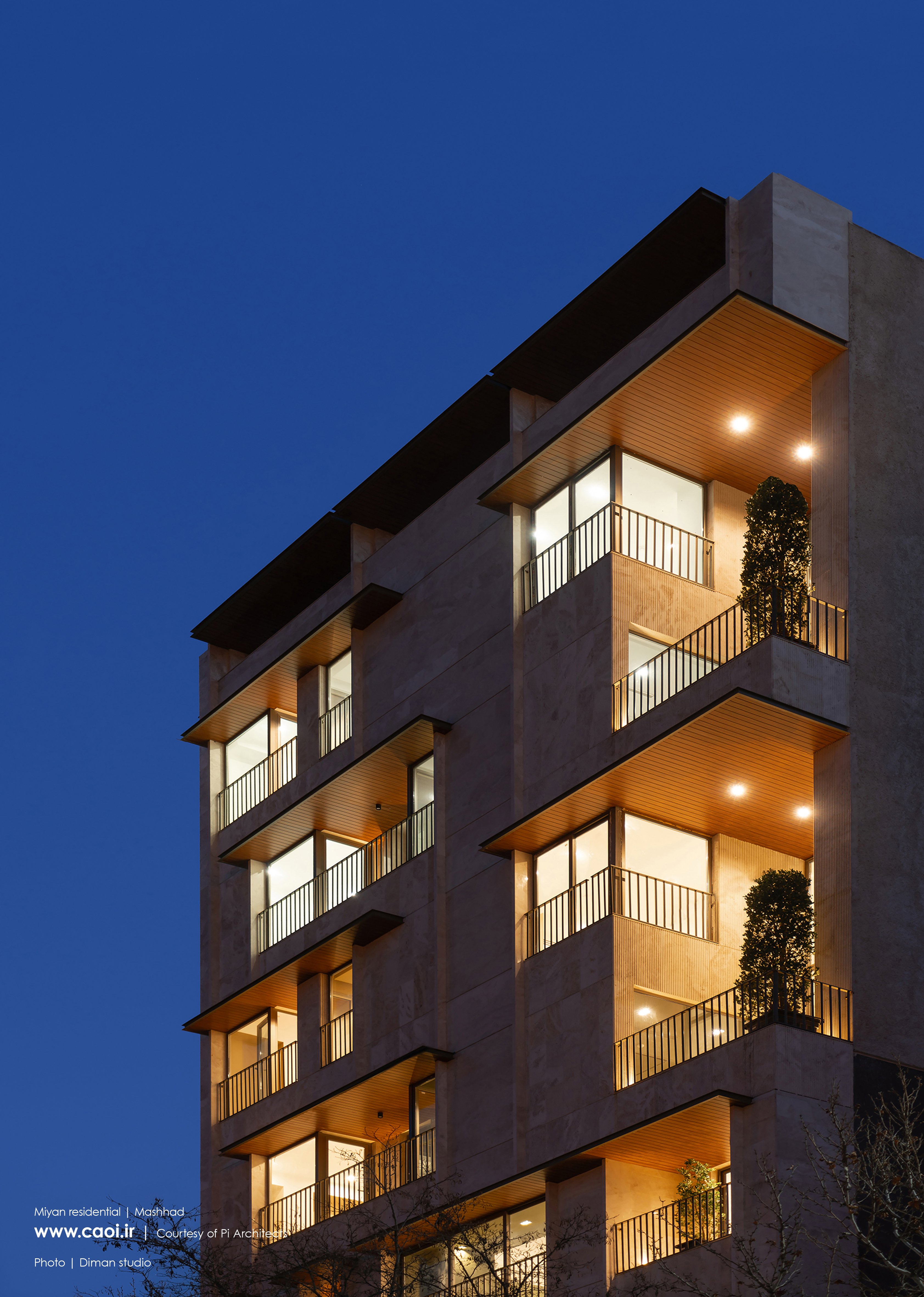 ساختمان میان مشهد ، رتبه اول بخش آپازتمان مسکونی مجله معمار - مقاله معماری مسافرم