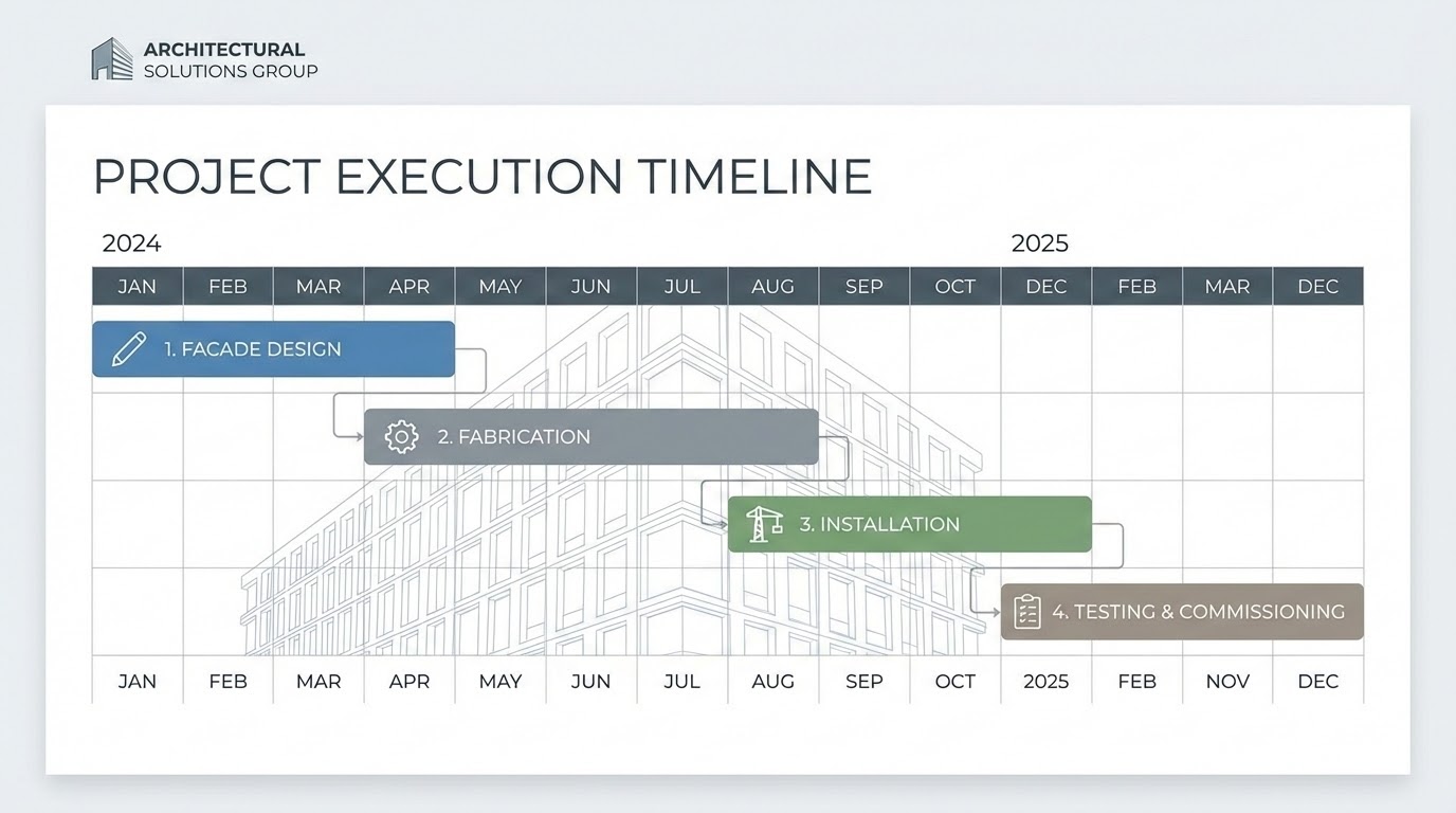 project-timeline-gantt-chart - نمودار گانت برنامه زمانی پروژه